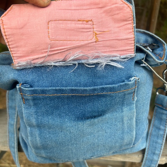 Denim crossbody purse and shoulder bag EUC - Picture 12 of 17